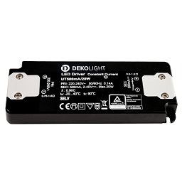 Deko-Light LED-napájení FLAT, CC, UT500mA/20W konstantní proud 500 mA IP20 2-40V DC 1,00-20,00 W - LIGHT IMPRESSIONS Obrázek pro produkt Deko-Light LED-napájení FLAT, CC, UT500mA/20W konstantní proud 500 mA IP20 2-40V DC 1,00-20,00 W - LIGHT IMPRESSIONS