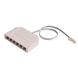 Deko-Light příslušenství - MINI-AMP 6-násobný rozbočovač (1x zástrčka, 6x zásuvka) 20cm, 12V/24V, max 3A, IP20 - LIGHT IMPRESSIONS Obrázek pro produkt Deko-Light příslušenství - MINI-AMP 6-násobný rozbočovač (1x zástrčka, 6x zásuvka) 20cm, 12V/24V, max 3A, IP20 - LIGHT IMPRESSIONS