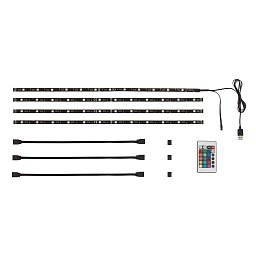 USB LED pásek 50 cm černá - BRILO Obrázek pro produkt USB LED pásek 50 cm černá - BRILO