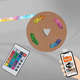 Smart RGB LED pásek 500 cm bílé - BRILO Obrázek pro produkt Smart RGB LED pásek 500 cm bílé - BRILO
