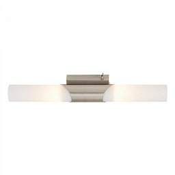 Nástěnné svítidlo 43,5 cm 2x E14 40W matný nikl - BRILONER Obrázek pro produkt Nástěnné svítidlo 43,5 cm 2x E14 40W matný nikl - BRILONER