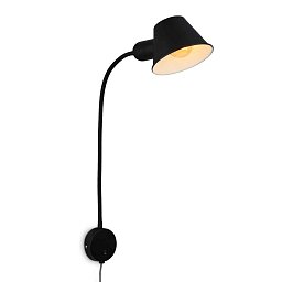 AKCE - Noční lampička 55 cm 1x E27 10W černá - BRILONER Obrázek pro produkt AKCE - Noční lampička 55 cm 1x E27 10W černá - BRILONER