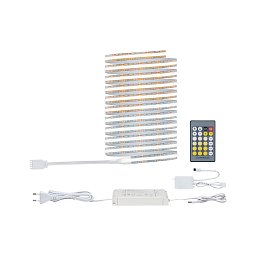 MaxLED 500 LED Strip Full-Line COB základní sada 3m 15W 600lm/m 640LEDs/m měnitelná bílá 36VA - PAULMANN Obrázek pro produkt MaxLED 500 LED Strip Full-Line COB základní sada 3m 15W 600lm/m 640LEDs/m měnitelná bílá 36VA - PAULMANN