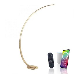 Paul Neuhaus Q VITO LED stojací svítidlo Smart Home matná mosaz stmívatelné CCT ZigBee 2700-5000K - PAUL NEUHAUS Obrázek pro produkt Paul Neuhaus Q VITO LED stojací svítidlo Smart Home matná mosaz stmívatelné CCT ZigBee 2700-5000K - PAUL NEUHAUS