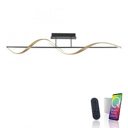 Paul Neuhaus LED stropní svítidlo Q-SWING antracit a matná mosaz Smart Home ZigBee 2700-5000K - PAUL NEUHAUS Obrázek pro produkt Paul Neuhaus LED stropní svítidlo Q-SWING antracit a matná mosaz Smart Home ZigBee 2700-5000K - PAUL NEUHAUS