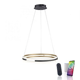 Paul Neuhaus LED závěsné svítidlo Q-BELUGA matná mosaz Smart Home stmívatelné CCT ZigBee 2700-5000K - PAUL NEUHAUS Obrázek pro produkt Paul Neuhaus LED závěsné svítidlo Q-BELUGA matná mosaz Smart Home stmívatelné CCT ZigBee 2700-5000K - PAUL NEUHAUS
