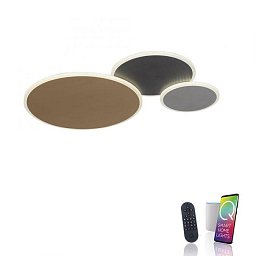 Paul Neuhaus LED nástěnné svítidlo Q-PIATO vícebarevné 3 kruhové Smart Home ZigBee 2700-5000K - PAUL NEUHAUS Obrázek pro produkt Paul Neuhaus LED nástěnné svítidlo Q-PIATO vícebarevné 3 kruhové Smart Home ZigBee 2700-5000K - PAUL NEUHAUS