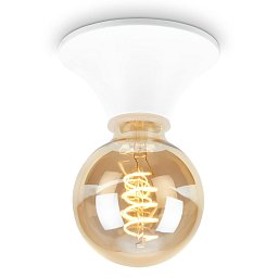 Stropní svítidlo 6 cm 1x E27 max. 10 W bílé - BRILO Obrázek pro produkt Stropní svítidlo 6 cm 1x E27 max. 10 W bílé - BRILO
