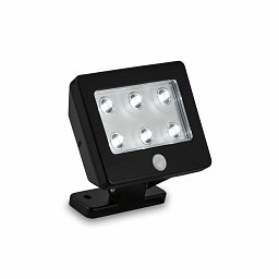LED venkovní svítidlo s čidlem 12 cm 6x0,06W 7lm černá - BRILONER Obrázek pro produkt LED venkovní svítidlo s čidlem 12 cm 6x0,06W 7lm černá - BRILONER