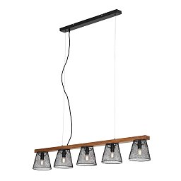 Závěsné svítidlo, 110 cm, max. 25 W, černá - BRILONER Obrázek pro produkt Závěsné svítidlo, 110 cm, max. 25 W, černá - BRILONER
