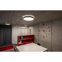VÝPRODEJ VZORKU - MEDO PRO 30 nástěnné a stropní nástavbové svítidlo, kulaté, 3000/4000K, 10W, DALI, Touch, UGR<19, DC, černá - BIG WHITE (SLV) Obrázek pro produkt VÝPRODEJ VZORKU - MEDO PRO 30 nástěnné a stropní nástavbové svítidlo, kulaté, 3000/4000K, 10W, DALI, Touch, UGR<19, DC, černá - BIG WHITE (SLV)