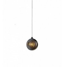Závěsné svítidlo Dark star malé bez baldachýnu antracit 2,5 m transp.kabel - BOMMA Obrázek pro produkt Závěsné svítidlo Dark star malé bez baldachýnu antracit 2,5 m transp.kabel - BOMMA