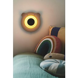 Bruna Bear nástěnné svítidlo hnědá - NORDLUX Obrázek pro produkt Bruna Bear nástěnné svítidlo hnědá - NORDLUX