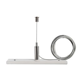 Deko-Light 1-fázový kolejnicový systém, D One závěsný držák 3m lanko, 220-240V bílá RAL 9016 120 mm - LIGHT IMPRESSIONS Obrázek pro produkt Deko-Light 1-fázový kolejnicový systém, D One závěsný držák 3m lanko, 220-240V bílá RAL 9016 120 mm - LIGHT IMPRESSIONS
