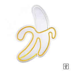 NEON-BANAN LED nástěnné svítidlo motiv banánu USB šňůrový vypínač dekorace - LEUCHTEN DIREKT / JUST LIGHT Obrázek pro produkt NEON-BANAN LED nástěnné svítidlo motiv banánu USB šňůrový vypínač dekorace - LEUCHTEN DIREKT / JUST LIGHT