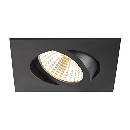 NEW TRIA® 68 stropní vestavné svítidlo, 1800-3000K, 38°, IP 20, čtvercové, černá - BIG WHITE (SLV) Obrázek pro produkt NEW TRIA® 68 stropní vestavné svítidlo, 1800-3000K, 38°, IP 20, čtvercové, černá - BIG WHITE (SLV)