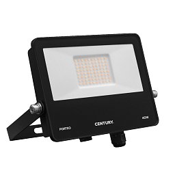 LED reflektor PORTEO černá 40W 3000/4000/6500K IP65 - CENTURY Obrázek pro produkt LED reflektor PORTEO černá 40W 3000/4000/6500K IP65 - CENTURY