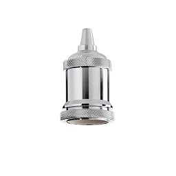 Objímka E27 s kruhovou maticí - IDEALLUX Obrázek pro produkt Objímka E27 s kruhovou maticí - IDEALLUX