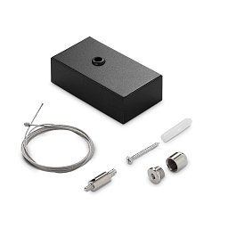 Steel závěsná sada jeden ocelový kabel 2 mt + stropní krytka - IDEALLUX Obrázek pro produkt Steel závěsná sada jeden ocelový kabel 2 mt + stropní krytka - IDEALLUX
