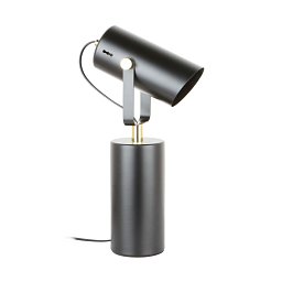 A2058-MBK RESI stolní pracovní lampa matná černá/zlatá - ZUMALINE Obrázek pro produkt A2058-MBK RESI stolní pracovní lampa matná černá/zlatá - ZUMALINE