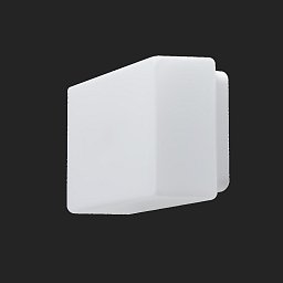 JENA 2 stropní/nástěnné skleněné svítidlo bílá IP43 100W E27 - OSMONT Obrázek pro produkt JENA 2 stropní/nástěnné skleněné svítidlo bílá IP43 100W E27 - OSMONT
