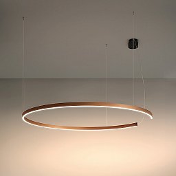 Závěsné svítidlo LEGGERA 35W 2700K 1740lm průměr 65cm měď - Team Italia Obrázek pro produkt Závěsné svítidlo LEGGERA 35W 2700K 1740lm průměr 65cm měď - Team Italia