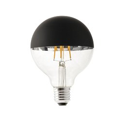 LED žárovka G95 dekorativní černá E27 4W 2700K DIM - FARO Obrázek pro produkt LED žárovka G95 dekorativní černá E27 4W 2700K DIM - FARO
