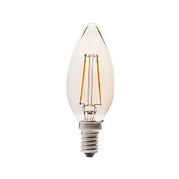 LED žárovka svíčka filament AMBER E14 2W 2200K - FARO Obrázek pro produkt LED žárovka svíčka filament AMBER E14 2W 2200K - FARO