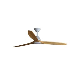 ALO L stropní ventilátor LED, bílá/dřevo DC CCT - FARO Obrázek pro produkt ALO L stropní ventilátor LED, bílá/dřevo DC CCT - FARO