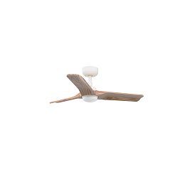HEYWOOD S LED stropní ventilátor, bílá/tmavé dřevo DC - FARO Obrázek pro produkt HEYWOOD S LED stropní ventilátor, bílá/tmavé dřevo DC - FARO
