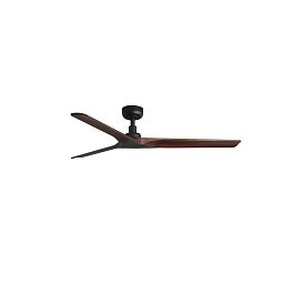 HEYWOOD L stropní ventilátor, černá/tmavé dřevo s DC motorem - FARO Obrázek pro produkt HEYWOOD L stropní ventilátor, černá/tmavé dřevo s DC motorem - FARO