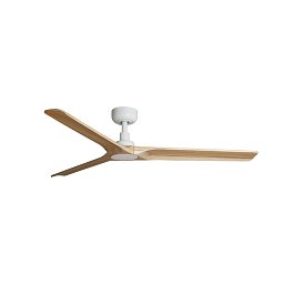HEYWOOD L stropní ventilátor, bílá/světlé dřevo s DC motorem - FARO Obrázek pro produkt HEYWOOD L stropní ventilátor, bílá/světlé dřevo s DC motorem - FARO