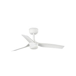 MINI PUNT S LED stropní ventilátor, bílá s DC motorem - FARO Obrázek pro produkt MINI PUNT S LED stropní ventilátor, bílá s DC motorem - FARO