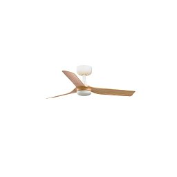 MINI PUNT S stropní ventilátor, bílá/světlé dřevo s DC motorem - FARO Obrázek pro produkt MINI PUNT S stropní ventilátor, bílá/světlé dřevo s DC motorem - FARO