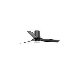 MINI PUNT TUB S LED stropní ventilátor, černá s DC motorem - FARO Obrázek pro produkt MINI PUNT TUB S LED stropní ventilátor, černá s DC motorem - FARO