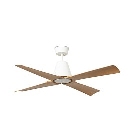 TYPHOON M LED LED stropní ventilátor bílá/dřevo - FARO Obrázek pro produkt TYPHOON M LED LED stropní ventilátor bílá/dřevo - FARO