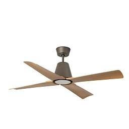 TYPHOON M LED LED stropní ventilátor, hnědá/dřevo - FARO Obrázek pro produkt TYPHOON M LED LED stropní ventilátor, hnědá/dřevo - FARO