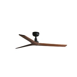 KLIM M stropní ventilátor, černá/ořech - FARO Obrázek pro produkt KLIM M stropní ventilátor, černá/ořech - FARO