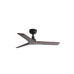 KLIM S stropní ventilátor, černá/ořech - FARO Obrázek pro produkt KLIM S stropní ventilátor, černá/ořech - FARO