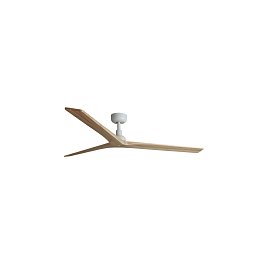 KLIM L stropní ventilátor, bílá/světlý dub DC - FARO Obrázek pro produkt KLIM L stropní ventilátor, bílá/světlý dub DC - FARO