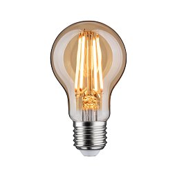 1879 Filament 230V 3-krokové-stmívatelné LED žárovka E27 6W 1800K stmívatelné zlatá - PAULMANN Obrázek pro produkt 1879 Filament 230V 3-krokové-stmívatelné LED žárovka E27 6W 1800K stmívatelné zlatá - PAULMANN