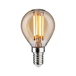 1879 Filament 230V 3-krokové-stmívatelné LED kapka E14 3 Step Dim 4,9W 1800K stmívatelné zlatá - PAULMANN Obrázek pro produkt 1879 Filament 230V 3-krokové-stmívatelné LED kapka E14 3 Step Dim 4,9W 1800K stmívatelné zlatá - PAULMANN