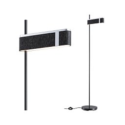 LED stojací svítidlo 3-krokové-stmívatelné Jagun 2700K 20,4W antracit plsť/umělá hmota/kov - PAULMANN Obrázek pro produkt LED stojací svítidlo 3-krokové-stmívatelné Jagun 2700K 20,4W antracit plsť/umělá hmota/kov - PAULMANN