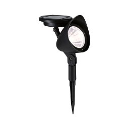 Solární LED spot Solena IP44 3000K 2lm černá - PAULMANN Obrázek pro produkt Solární LED spot Solena IP44 3000K 2lm černá - PAULMANN