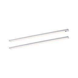 LED podskříňkové svítidlo Inline 2ks startovací sada 2x6W 550x26mm 24V matný chrom - PAULMANN Obrázek pro produkt LED podskříňkové svítidlo Inline 2ks startovací sada 2x6W 550x26mm 24V matný chrom - PAULMANN