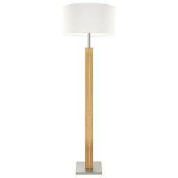 Stojací lampa DANA 3x E27 max. 60W buk olejovaný / bílá látka - HERZBLUT Obrázek pro produkt Stojací lampa DANA 3x E27 max. 60W buk olejovaný / bílá látka - HERZBLUT