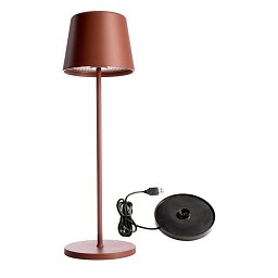Deko-Light nabíjecí svítidlo - sada Canis terakota + nabíjecí základna - LIGHT IMPRESSIONS Obrázek pro produkt Deko-Light nabíjecí svítidlo - sada Canis terakota + nabíjecí základna - LIGHT IMPRESSIONS