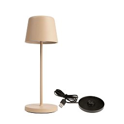 Deko-Light nabíjecí svítidlo - sada Canis Mini béžová + nabíjecí základna - LIGHT IMPRESSIONS Obrázek pro produkt Deko-Light nabíjecí svítidlo - sada Canis Mini béžová + nabíjecí základna - LIGHT IMPRESSIONS
