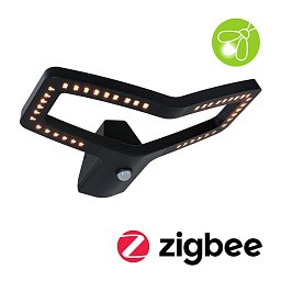 LED venkovní nástěnné svítidlo Smart Home Zigbee 3.0 Alara pohybové čidlo IP44 hranaté 375x270mm 3000 - 2200K 10W 230V antracit kov - PAULMANN Obrázek pro produkt LED venkovní nástěnné svítidlo Smart Home Zigbee 3.0 Alara pohybové čidlo IP44 hranaté 375x270mm 3000 - 2200K 10W 230V antracit kov - PAULMANN