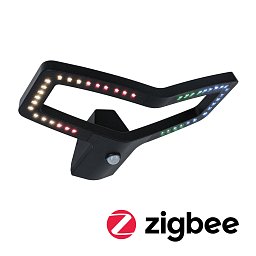 LED venkovní nástěnné svítidlo Smart Home Zigbee 3.0 Alara pohybové čidlo IP44 hranaté 375x270mm RGBW+ 10W 230V antracit kov - PAULMANN Obrázek pro produkt LED venkovní nástěnné svítidlo Smart Home Zigbee 3.0 Alara pohybové čidlo IP44 hranaté 375x270mm RGBW+ 10W 230V antracit kov - PAULMANN